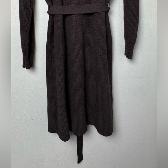 Athleta Scenic Wrap Merino Wool Blend Cardigan in Walnut Brown Size Medium - Picture 10 of 14